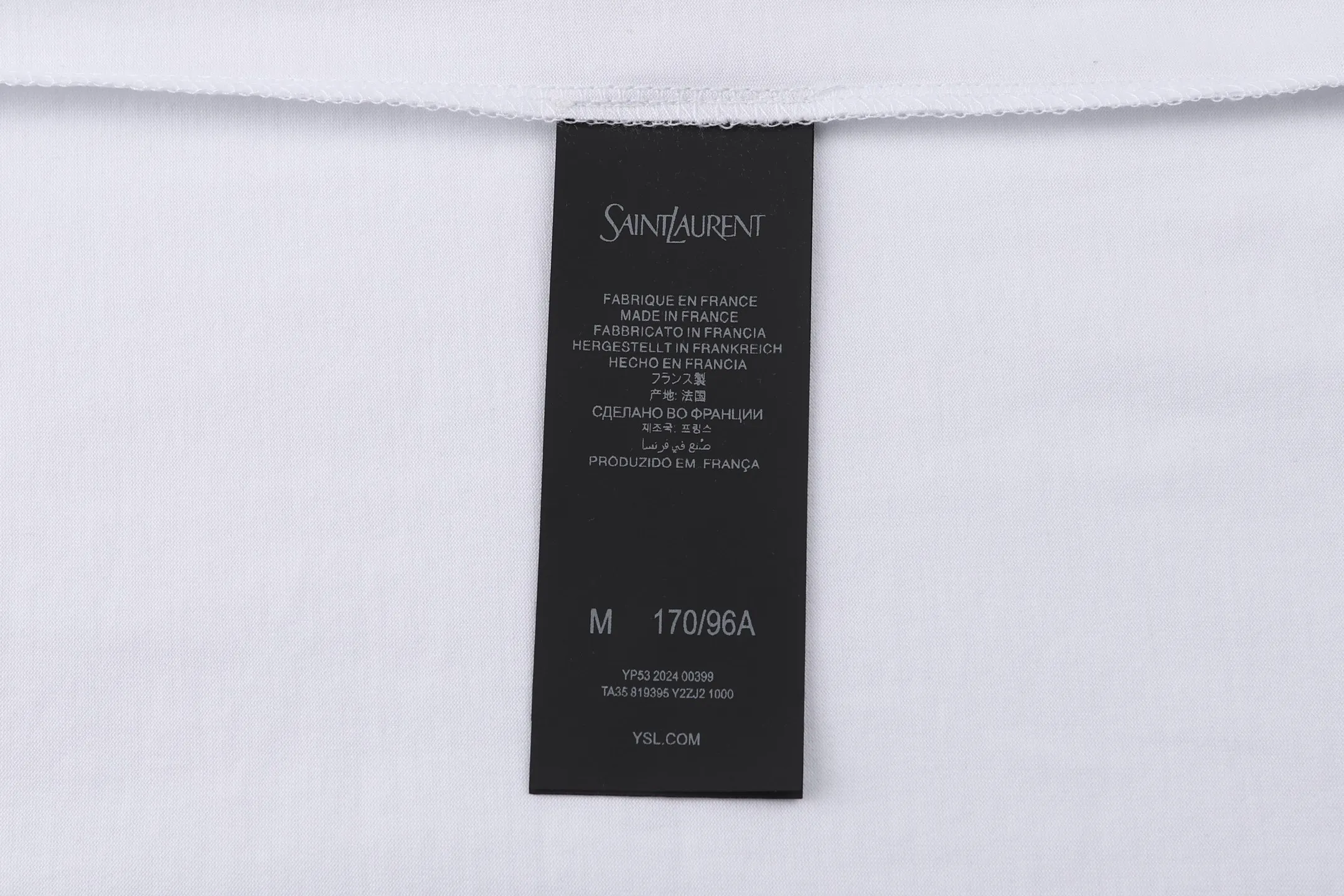 Salnt Laurent （White） 2,322 ， 50 170 ， YSL White T ， YSL ， 。 ， ， Same Style ， ， ， ， Same Style。 Size:S-M-L-XL